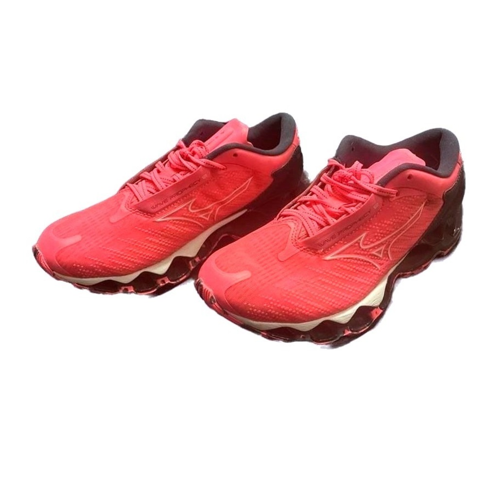 Mizuno Wave Prophecy 12 Womens Size 9 Pink Black Running Shoes J1GD2300-74 - Picture 4 of 11